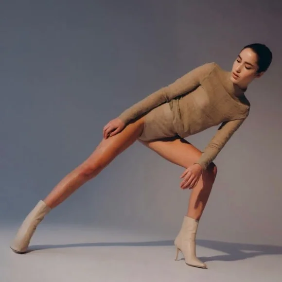 Black Suede Studio Laura Bootie Patent Leather Porcini SZ EU40/US9.5 - Picture 16 of 16